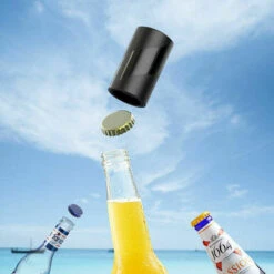 Beer Bottle Opener, Food Grade Mini Lid Opener For Restaurant, Applicable To Multiply Types Of Bottle Beverage Opener, Black -Kitchen Appliances Store 100156189 3