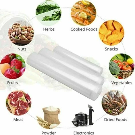 2 Vacuum Rolls For All Vacuum Sealers Food Vacuum Bags - 3010cm 4 2 Vacuum Rolls For All Vacuum Sealers Food Vacuum Bags - 3010cm - Image 4