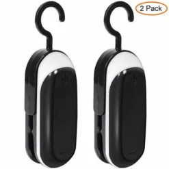 2 In 1 Portable Mini Heat Sealer, Vacuum Sealer And Cutter, For Food Storage And Plastic Bags, 2 Pack Black