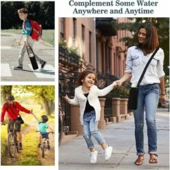 Premium Portable Insulated 1000ml Neoprene Water Bottle Holder With Adjustable Shoulder Strap Stainless Steel Glass/Plastic Bottles 7 Premium Portable Insulated 1000ml Neoprene Water Bottle Holder With Adjustable Shoulder Strap Stainless Steel Glass/Plastic Bottles -Kitchen Appliances Store 100284329 3