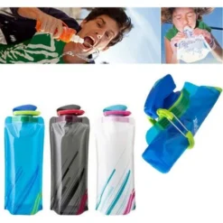 Pack 700ml Collapsible Water Bottle, Collapsible Reusable Water Bottle -Kitchen Appliances Store 100284365 5
