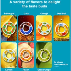 Air Up Water Bottle Flavor Pod Pack, Scented Airup Bottle Flavor Pods For Water Flavor, Safe Airtight Pod Pack With Fruit Flavor, 0 Sugar And Calories (B-Orange Flavor) -Kitchen Appliances Store 100284552 4