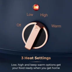 Tower Cavaletto 3.5 Litre Slow Cooker Midnight Blue -Kitchen Appliances Store 100996069 4