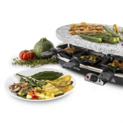 Klarstein Steaklette Raclette Grill 1500W Granite Natural Stone Plate 8 People 9 Klarstein Steaklette Raclette Grill 1500W Granite Natural Stone Plate 8 People -Kitchen Appliances Store 14842273 5