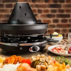 Klarstein Taste Volcano Tartar's Hat Grill Raclette Grill 1500 W 6 People Black -Kitchen Appliances Store 14842492 3