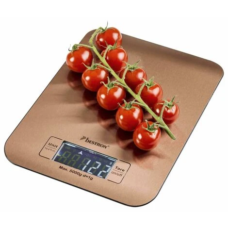 Electric Kitchen Scales AKS700CO 5 Kg Copper Bestron 2 Electric Kitchen Scales AKS700CO 5 Kg Copper Bestron - Image 2