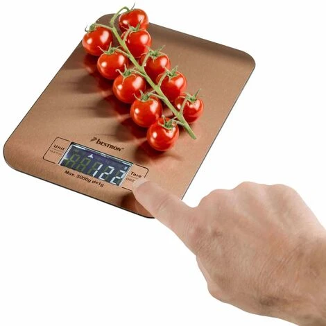 Electric Kitchen Scales AKS700CO 5 Kg Copper Bestron 3 Electric Kitchen Scales AKS700CO 5 Kg Copper Bestron - Image 3