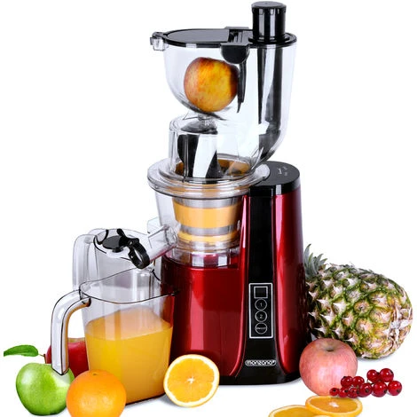 Monzana Slow Juicer 500W Cold Press Masticating Electric Kitchen Machine For Whole Fruit Vegetables BPA Free Citrus Orange Ginger Celery 1 Monzana Slow Juicer 500W Cold Press Masticating Electric Kitchen Machine For Whole Fruit Vegetables BPA Free Citrus Orange Ginger Celery