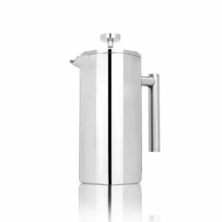 French Press Cafetiere Steel Coffee Maker FREE Filters & Spoons 350ml M&W -Kitchen Appliances Store 32126984 3