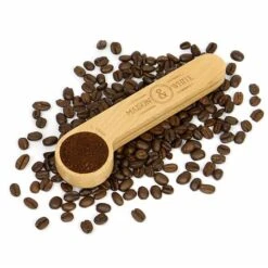 2 In 1 Wooden Coffee Clip & Spoon M&W