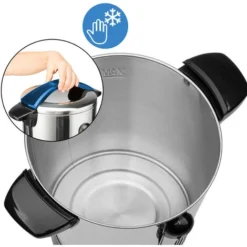 Monzana Mulled Wine Kettle 8.8L Stainless Steel Hot Drink Dispenser Temperature Setting 30-110°C Including Drip Tray 20 Litre -Kitchen Appliances Store 36599960 5