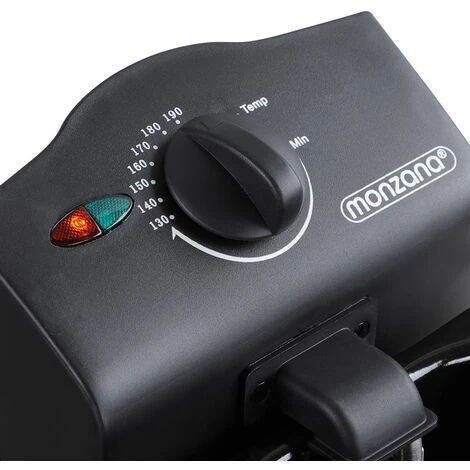 Monzana Deep Fryer 4 Liters Stainless Steel With Oil 2000 Watts Removable Oil Container Adjustable Temperature Cold Zone Technology 5 Monzana Deep Fryer 4 Liters Stainless Steel With Oil 2000 Watts Removable Oil Container Adjustable Temperature Cold Zone Technology - Image 5