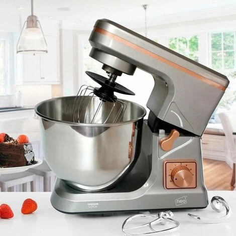 Neo Grey And Copper 5L 6 Speed 800W Electric Stand Mixer 2 Neo Grey And Copper 5L 6 Speed 800W Electric Stand Mixer - Image 2