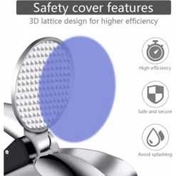 Electric Ice Crusher Snow Cone Maker Stainless Steel Shaved Ice Machine Home UK -Kitchen Appliances Store 44090173 3