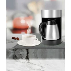 No Name Non-slip Mat For Coffee Maker - Venteo - Grey/Turquoise Blue - Adult - Ultra Absorbent And Machine Washable - Dimension 26x42cm -Kitchen Appliances Store 50410839 4