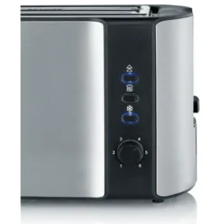 Severin AT2590 4 Slice Long Slot Stainless Steel Toaster 1400W 8 Severin AT2590 4 Slice Long Slot Stainless Steel Toaster 1400W -Kitchen Appliances Store 51208482 4