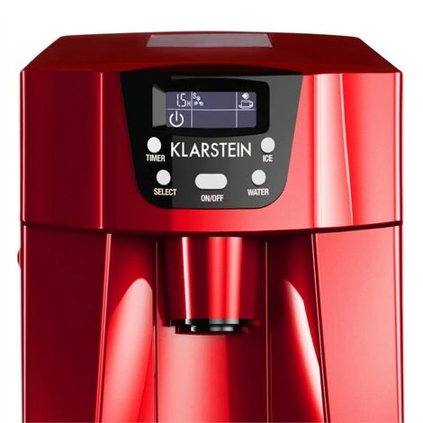 Klarstein Ice Volcano 2GR Ice Cube Machine LED 12kg Every 24h 2l 6-10min Red 5 Klarstein Ice Volcano 2GR Ice Cube Machine LED 12kg Every 24h 2l 6-10min Red - Image 5