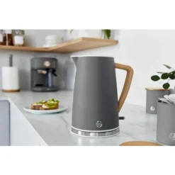 Swan 1.7L Nordic Grey Cordless Kettle -Kitchen Appliances Store 53434740 3