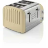 Swan 4 Slice Retro Toaster - Cream