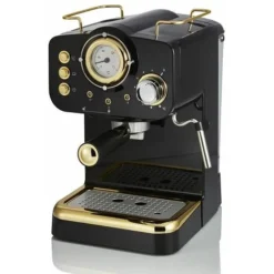 Swan Gatsby Pump Espresso Coffee Machine Black