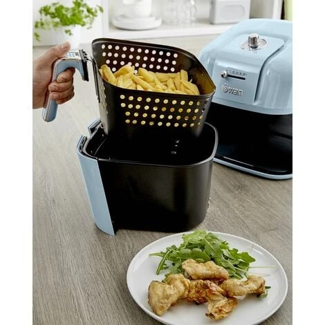 Swan 6L Retro Manual Air Fryer 4 Swan 6L Retro Manual Air Fryer - Image 4
