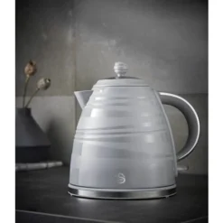 Swan Symphony 1.7L Grey Jug Kettle -Kitchen Appliances Store 54674091 3