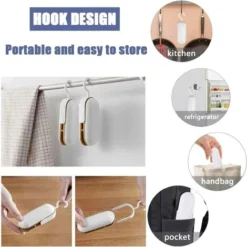 MUFF Mini Bag Sealer, Portable Sealer For Plastic Food Storage Bags (battery Not Included)Grey 8 MUFF Mini Bag Sealer, Portable Sealer For Plastic Food Storage Bags (battery Not Included)Grey -Kitchen Appliances Store 54686150 4