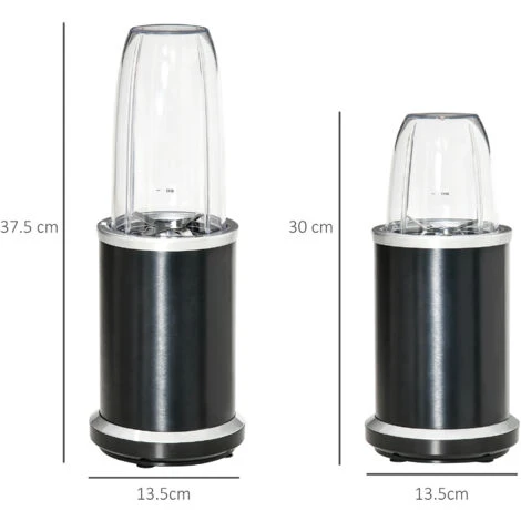 HOMCOM Countertop Blender 1000W Smoothie Maker With 0.7L And 0.35L Mix Cup 5 HOMCOM Countertop Blender 1000W Smoothie Maker With 0.7L And 0.35L Mix Cup - Image 5