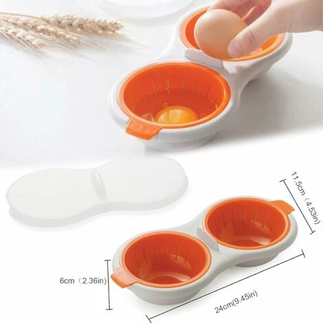 Microwave Food Grade Egg Boiler Cup Is Suitable For Cooking Eggs, Duck Eggs, Etc. In The Kitchen 2 Microwave Food Grade Egg Boiler Cup Is Suitable For Cooking Eggs, Duck Eggs, Etc. In The Kitchen - Image 2