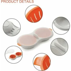 Microwave Food Grade Egg Boiler Cup Is Suitable For Cooking Eggs, Duck Eggs, Etc. In The Kitchen 8 Microwave Food Grade Egg Boiler Cup Is Suitable For Cooking Eggs, Duck Eggs, Etc. In The Kitchen -Kitchen Appliances Store 54897043 4