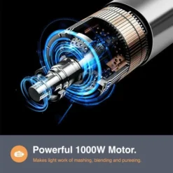 VonShef Electric Potato Masher & Hand Blender 1000W - 2 In 1 Immersion Blender With Potato Masher Attachment – Perfect For Blending & Mashing Potatoes, Baby Food And Vegetables 9 VonShef Electric Potato Masher & Hand Blender 1000W - 2 In 1 Immersion Blender With Potato Masher Attachment – Perfect For Blending & Mashing Potatoes, Baby Food And Vegetables -Kitchen Appliances Store 54924473 5