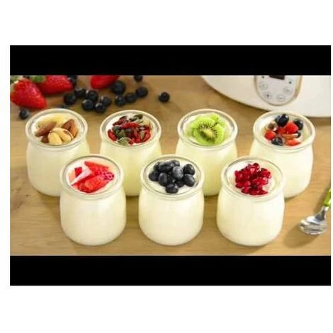 VonShef Automatic Digital Yoghurt Maker Electric With Digital LCD Display Screen, Temperature Settings, 7 X 200ml Jars & Lids For Natural Healthy, Sweet, Homemade Desserts - 1.5L Capacity - White 2 VonShef Automatic Digital Yoghurt Maker Electric With Digital LCD Display Screen, Temperature Settings, 7 X 200ml Jars & Lids For Natural Healthy, Sweet, Homemade Desserts - 1.5L Capacity - White - Image 2