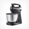 VonShef 2 In 1 Twin Hand And Stand Mixer 300W With Detachable Mixing Function, Non Slip Feet, 5 Speeds, Eject & Turbo Button - Includes 3.5L Capacity Bowl, 2X Beaters, 2X Dough Hooks & Balloon Whisk
