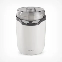 VonShef Yoghurt Maker Machine With Strainer, Removable Small & Large Containers For Easy Cleaning & Simple On/Off Electric Switch Function - Ideal To Produce Healthy, Greek And Natural Yogurt