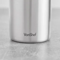 VonShef Cafetiere Stainless Steel - 6 Cup/800ml Double Walled Satin Brushed Coffee Filter With Coffee Measuring Spoon And Bag Sealing Clip -Kitchen Appliances Store 54924629 3