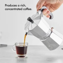 VonShef 6 Cup/300ml Italian Espresso Coffee Maker Moka Stove Top Macchinetta Includes A Replacement Gasket And Filter -Kitchen Appliances Store 54924887 4