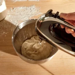 VonShef Professional 300W Hand Mixer, Black, Includes Chrome Beaters, Dough Hooks, Balloon Whisk + 5 Speed With Turbo Button -Kitchen Appliances Store 54924907 4