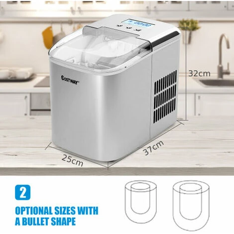 2.1L Ice Maker Machine Automatic Electric Ice Cube Maker 2 2.1L Ice Maker Machine Automatic Electric Ice Cube Maker - Image 2