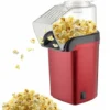 HIASDFLS Machine À Pop-Corn 1200W Machine À Pop-Corn, Machine À Pop-Corn, Machine Saine À Pop-Corn À Air Chaud Sans Huile Ni Graisse (Rouge)