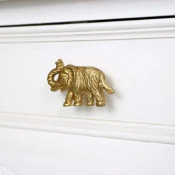 Kitchen Appliances Store 14 Gold Elephant Drawer Knob