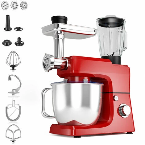 3 In 1 Electric Food Stand Mixer 6 Adjustable Speed Kitchen Beater Meat Grinder 1 3 In 1 Electric Food Stand Mixer 6 Adjustable Speed Kitchen Beater Meat Grinder
