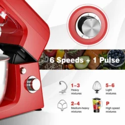 3 In 1 Electric Food Stand Mixer 6 Adjustable Speed Kitchen Beater Meat Grinder 8 3 In 1 Electric Food Stand Mixer 6 Adjustable Speed Kitchen Beater Meat Grinder -Kitchen Appliances Store 57639948 4