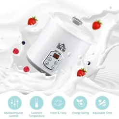 3-IN-1 Yoghurt Maker With Strainer Yogurt Machine For Greek Yoghurt Rice Wine