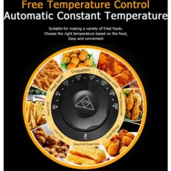 2500W 220-240V 12.7QT/12L Stainless Steel Double Cylinder Electric Fryer UK -Kitchen Appliances Store 57959952 3