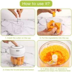 Manual Food Chopper Hand-powered Chopper Hand Pull Mincer Blender Mixer Household Food Processor For Onions Garlic Pepper Meat Fruit Vegetable 250ML 7 Manual Food Chopper Hand-powered Chopper Hand Pull Mincer Blender Mixer Household Food Processor For Onions Garlic Pepper Meat Fruit Vegetable 250ML -Kitchen Appliances Store 58579472 3