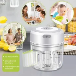 Manual Food Chopper Hand-powered Chopper Hand Pull Mincer Blender Mixer Household Food Processor For Onions Garlic Pepper Meat Fruit Vegetable 250ML 9 Manual Food Chopper Hand-powered Chopper Hand Pull Mincer Blender Mixer Household Food Processor For Onions Garlic Pepper Meat Fruit Vegetable 250ML -Kitchen Appliances Store 58579472 5