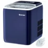 2.6L Portable Ice Machine W/ Ice Yield 20kg Per Day 8.5 Mins Per Cycle Self-Cleaning Home Bar Office Blue
