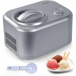 Electric Ice Cream Machine Automatic Gelato Maker Built-In Compressor