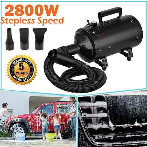 2800W Adjustable Stepless Speed Car Motorcycle Power Air Dryer Blaster Blower 1 2800W Adjustable Stepless Speed Car Motorcycle Power Air Dryer Blaster Blower