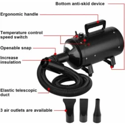 2800W Adjustable Stepless Speed Car Motorcycle Power Air Dryer Blaster Blower 7 2800W Adjustable Stepless Speed Car Motorcycle Power Air Dryer Blaster Blower -Kitchen Appliances Store 59499329 3